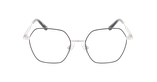 GAFAS GRADUADAS mujer MAGIC317 negro/plateado - vista de frente