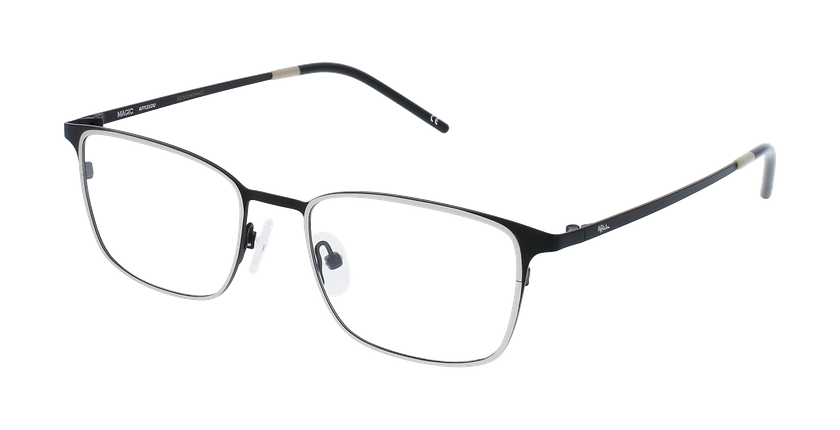 GAFAS GRADUADAS hombre MAGIC 156 plateado/negro - vista de frente