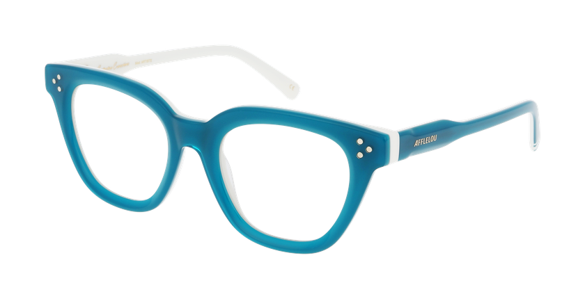 GAFAS GRADUADAS mujer CARACTÈRES ARTISTE azul - vista de frente