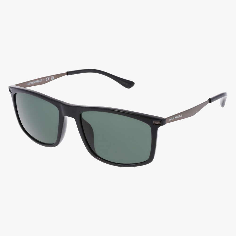 GAFAS DE SOL hombre 0EA4171U negro brillante - vista de frente