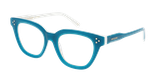 GAFAS GRADUADAS mujer CARACTÈRES ARTISTE azul - vista de frente