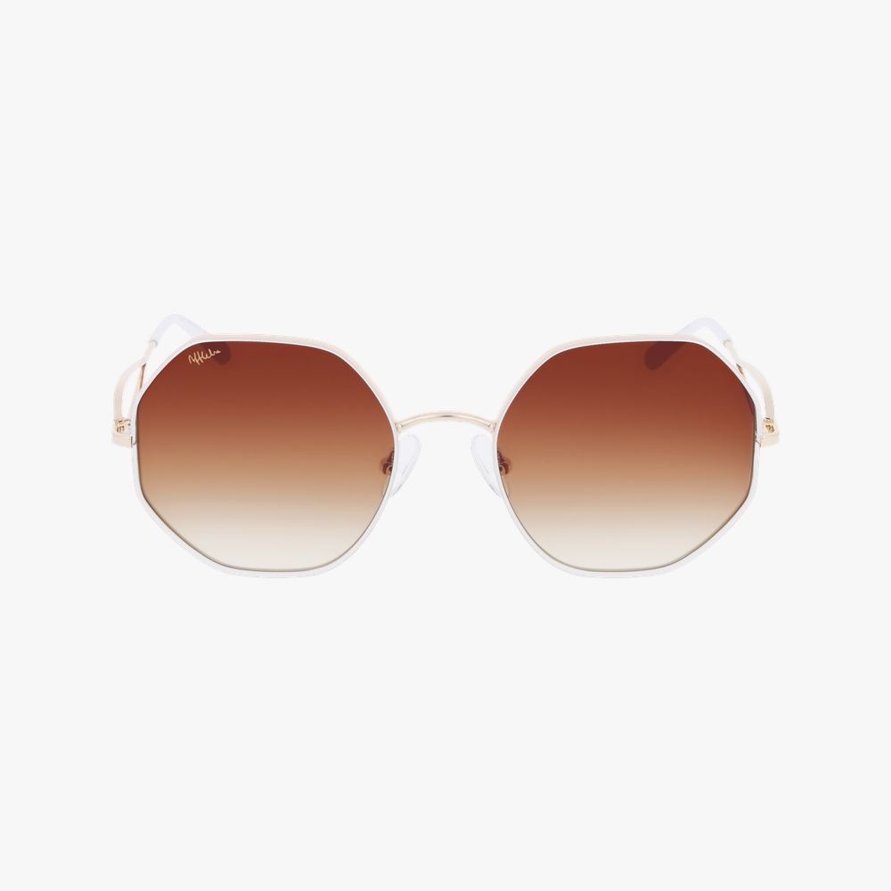 GAFAS DE SOL mujer DORIA dorado/blanco - vista de frente