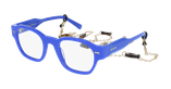 GAFAS GRADUADAS mujer CARACTÈRES AUTHENTIQUE azul - vista de frente