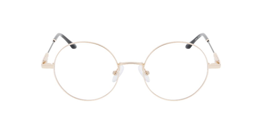 GAFAS GRADUADAS mujer ADRIANA dorado/negro - vista de frente