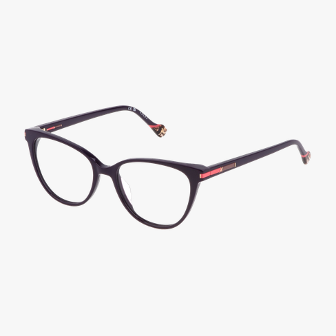 GAFAS GRADUADAS VYA095L morado vista de frente