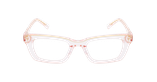 GAFAS GRADUADAS mujer CARACTÈRES FIL D'OR CRÉATIVE rosa - vista de frente