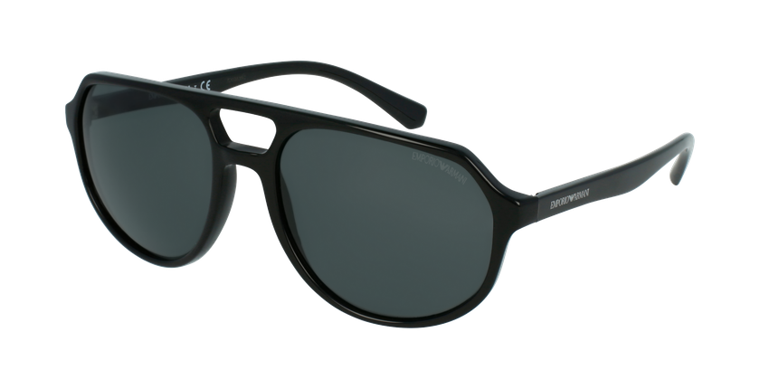 GAFAS DE SOL hombre 0EA4111 negro - vue de 3/4