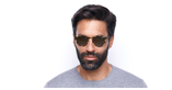 GAFAS DE SOL hombre 0PO3092SM carey - vista de frente