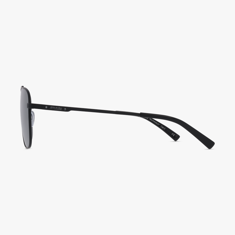 GAFAS DE SOL hombre KINGSLEY negro - vista de frente