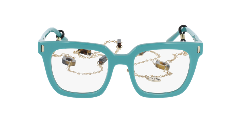 GAFAS GRADUADAS mujer CARACTÈRES RÊVEUSE verde - vista de frente