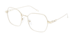 GAFAS GRADUADAS mujer MAGIC 170 dorado - vista de frente