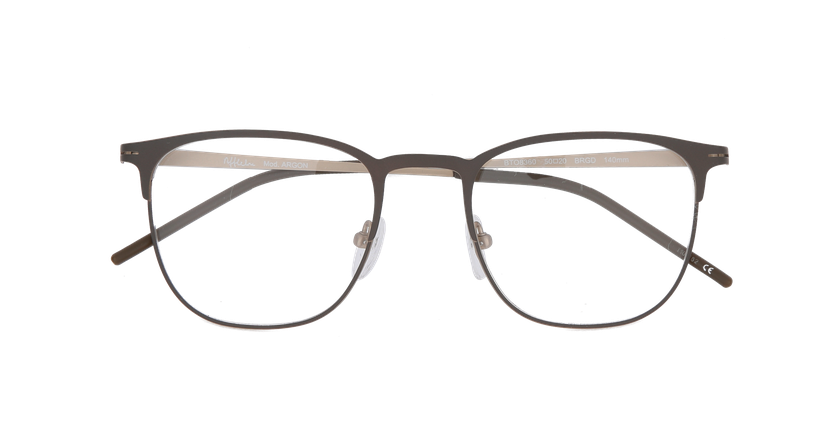 GAFAS GRADUADAS hombre ARGON marrón/dorado - vista de frente