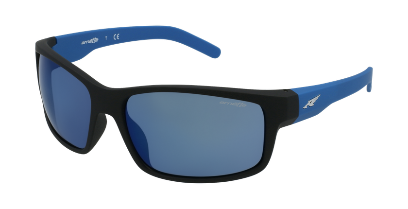 GAFAS DE SOL hombre FASTBALL azul/negro - vue de 3/4