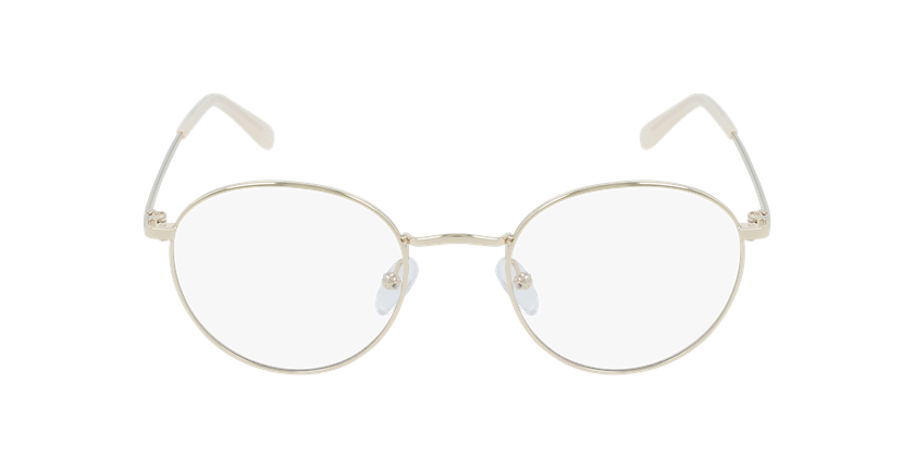 GAFAS GRADUADAS mujer RZERO8 dorado - vista de frente