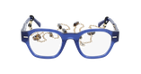 GAFAS GRADUADAS mujer CARACTÈRES AUTHENTIQUE azul/morado - vista de frente