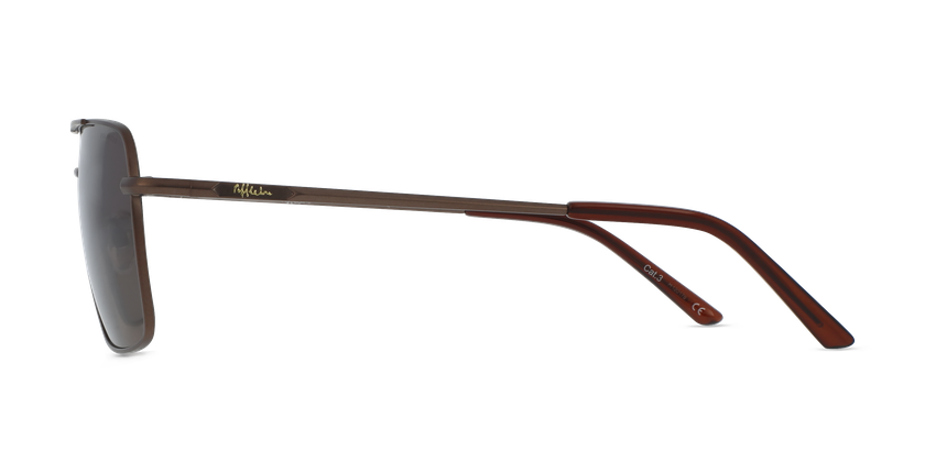 GAFAS DE SOL hombre LYNN POLARIZED marrón - vista de frente