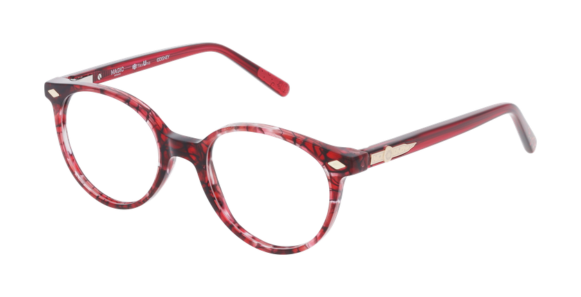 GAFAS GRADUADAS niños 6 rojo - vista de frente
