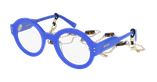 GAFAS GRADUADAS mujer CARACTÈRES PERSPICACE azul - vista de frente