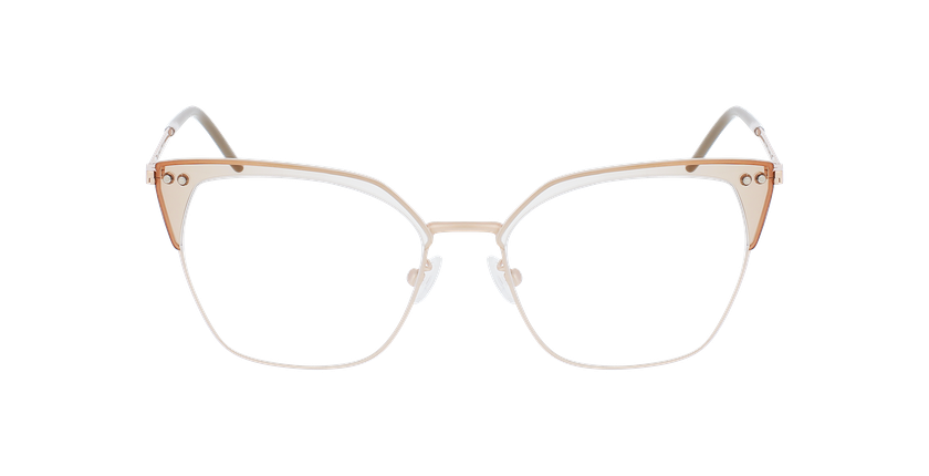 GAFAS GRADUADAS mujer MAGIC 201 beige/marrón - vista de frente