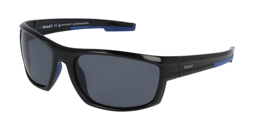 GAFAS DE SOL hombre TB9171 negro/rojo - vue de 3/4