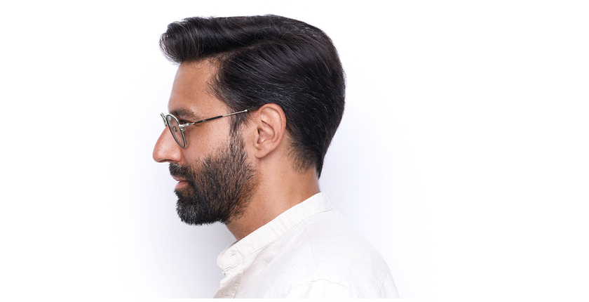 GAFAS GRADUADAS hombre MAGIC 185 negro/dorado - vista de frente