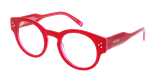 GAFAS GRADUADAS mujer CARACTÈRES FIDELE rojo/rosa - vista de frente