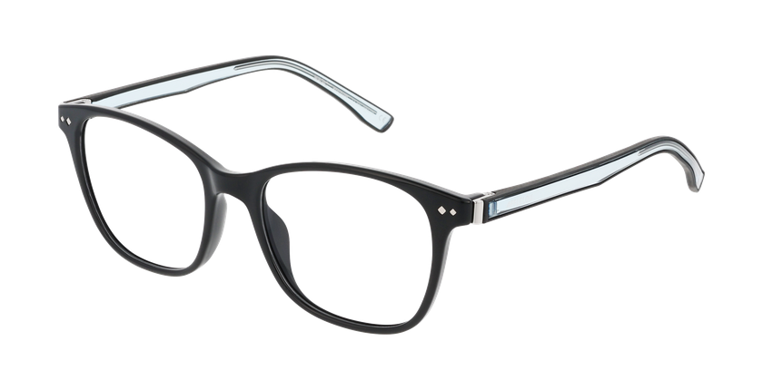GAFAS GRADUADAS mujer COSY negro - vista de frente