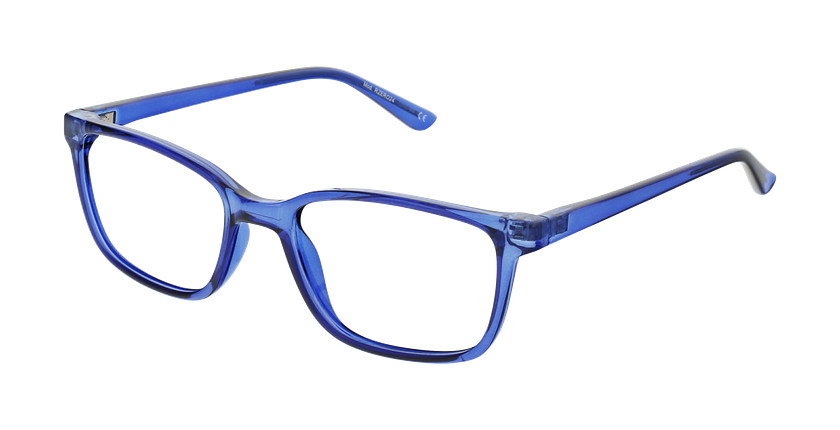 GAFAS GRADUADAS niños RZERO24 azul cristal/negro - vista de frente