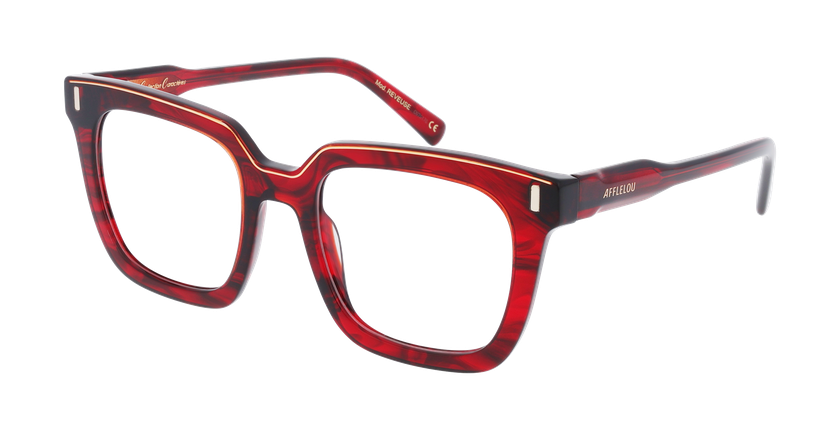 GAFAS GRADUADAS mujer CARACTÈRES FIL D'OR RÊVEUSE rojo - vista de frente