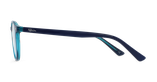 GAFAS GRADUADAS niños MAGIC KAY azul/verde - vista de frente