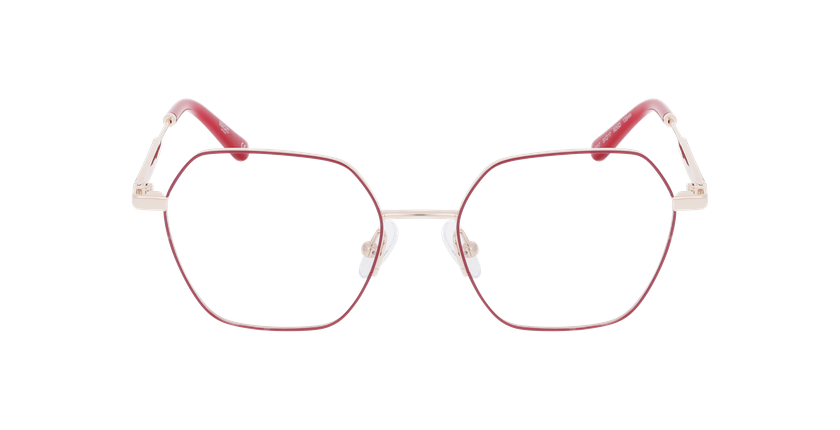 GAFAS GRADUADAS mujer MAGIC317 rojo/dorado - vista de frente