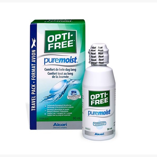 Opti-Free Puremoist 90ml - vista de frente