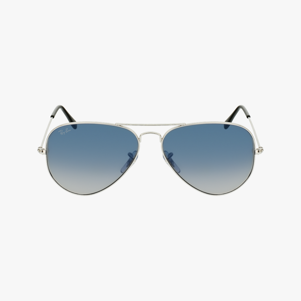 GAFAS DE SOL AVIATOR LARGE METAL plateado - vista de frente