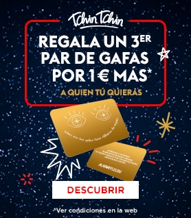 Tchin Tchin Navidad: 2 gafas más por 1€ más* para ti o para regalar