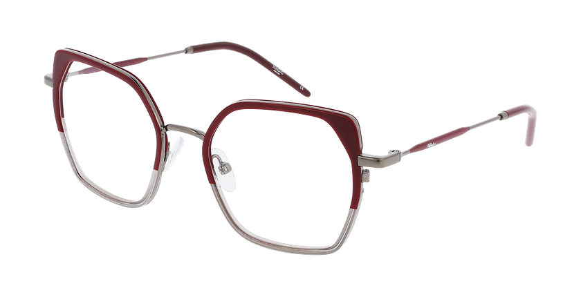 GAFAS GRADUADAS mujer MAGIC222 rojo/gris - vista de frente