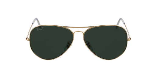 GAFAS DE SOL AVIATOR LARGE METAL dorado/negro
