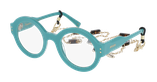 GAFAS GRADUADAS mujer CARACTÈRES PERSPICACE verde - vista de frente