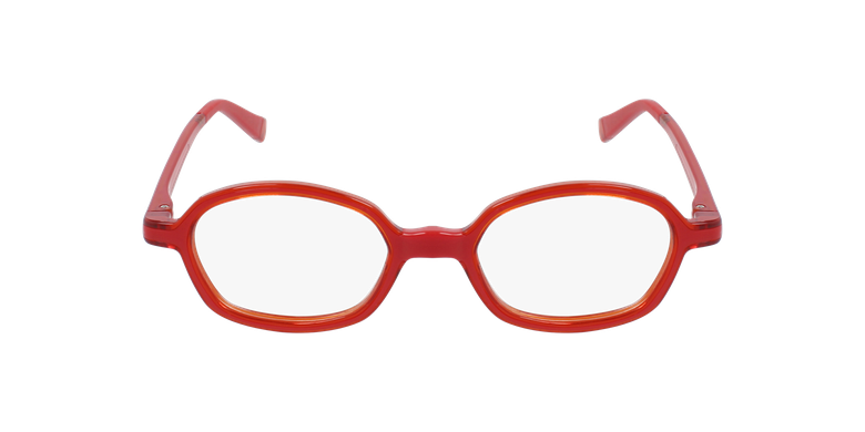 Gafas graduadas niños RFOM2 rojo/naranjavista de frente Gafas graduadas niños RFOM2 rojo/naranjavista de frente