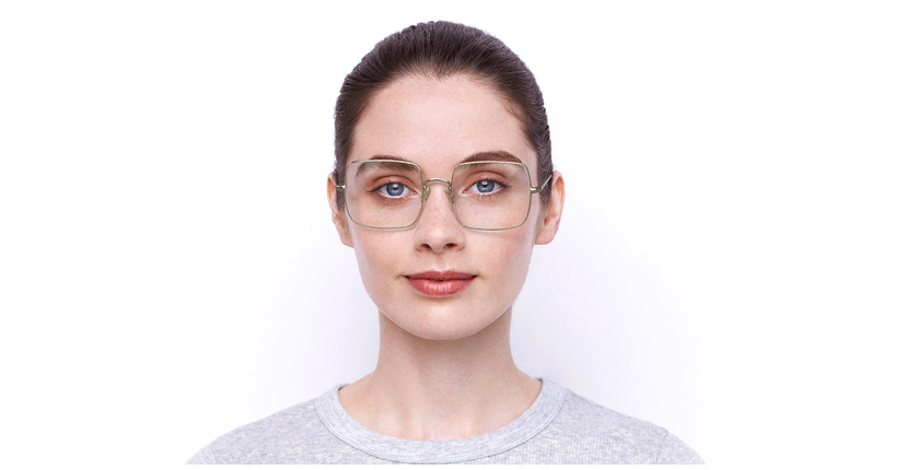 GAFAS GRADUADAS mujer 0RX1971V dorado - vista de frente