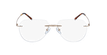 GAFAS GRADUADAS MAGIC 138 dorado/azul - vista de frente