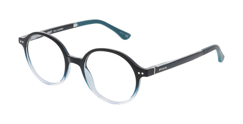 GAFAS GRADUADAS niños ALESSIO azul/azul degradado - vista de frente