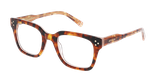 GAFAS GRADUADAS mujer CARACTÈRES EXPRESSIVE carey/rojo - vista de frente