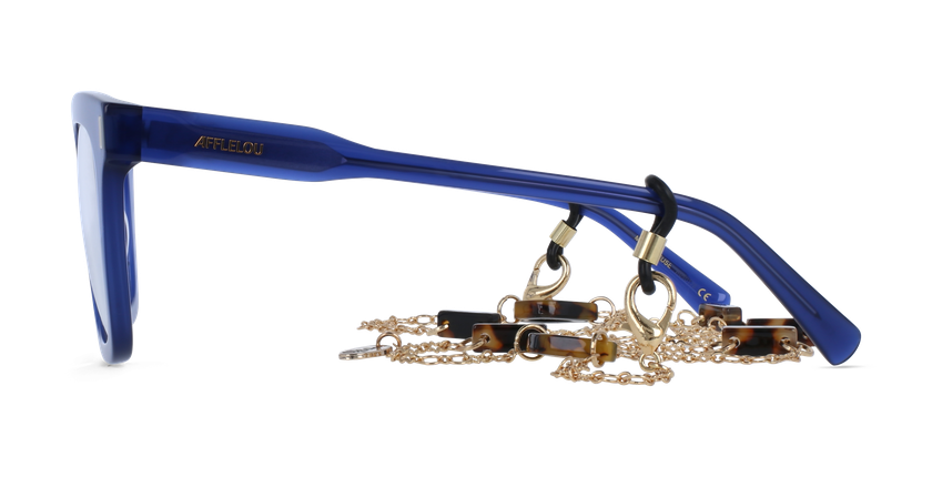 GAFAS GRADUADAS mujer CARACTÈRES RÊVEUSE azul/morado - vista de frente
