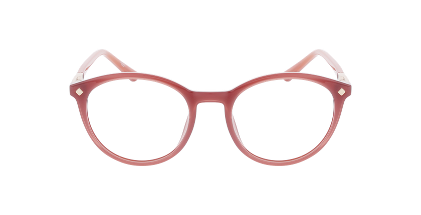 GAFAS GRADUADAS mujer MAGIC257 rosa/dorado - vista de frente