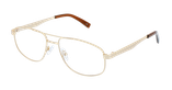 GAFAS GRADUADAS hombre RZERO31 dorado - vista de frente