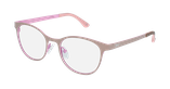 GAFAS GRADUADAS mujer MAGIC 45 gris/rosa - vue de 3/4