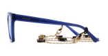 GAFAS GRADUADAS mujer CARACTÈRES MYSTÉRIEUSE azul/morado - vista de frente