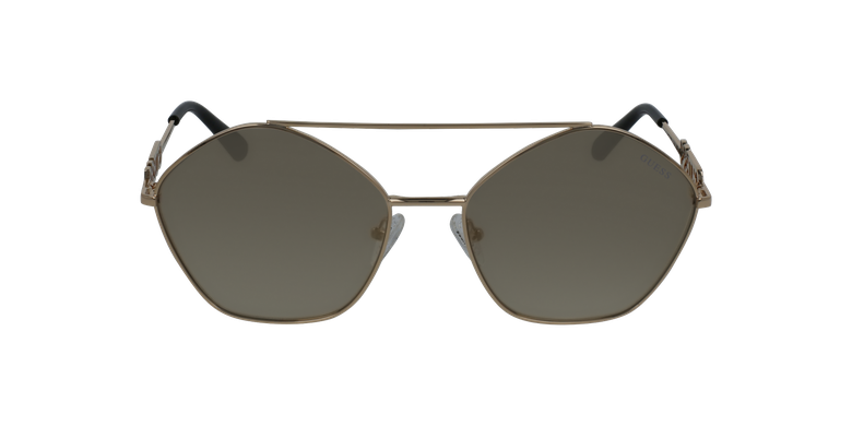 Gafas de sol mujer GU7644 amarillovista de frente Gafas de sol mujer GU7644 amarillovista de frente