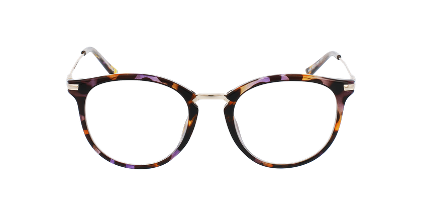 GAFAS GRADUADAS mujer NAWELL carey/morado - vista de frente