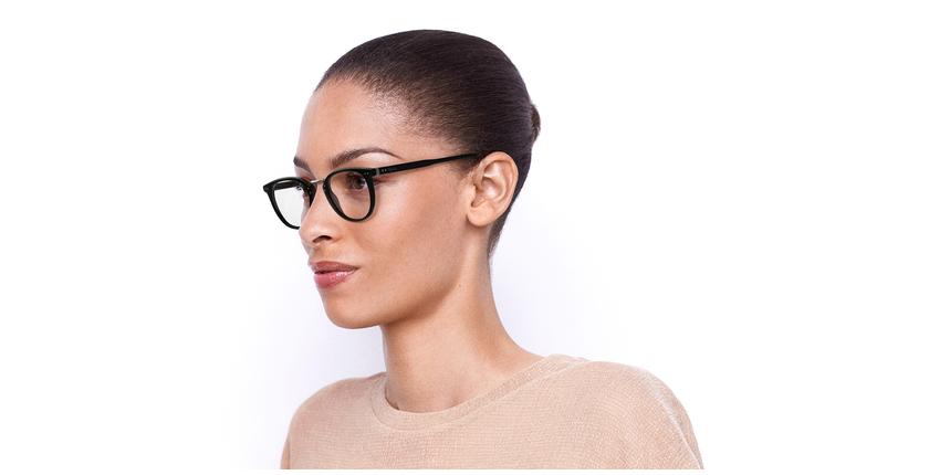GAFAS GRADUADAS BACH negro - vue de 3/4